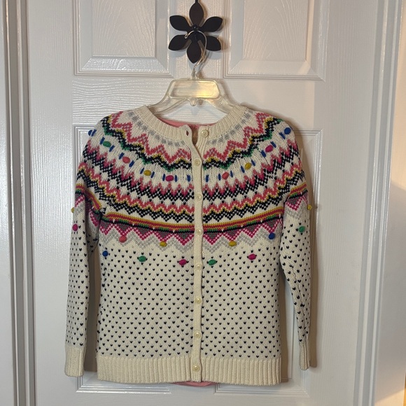 Talbots Sweaters - Talbots 2 pc Multicolor Fair Isle Inspired Pullover Sweater and Ruched LS Top SP